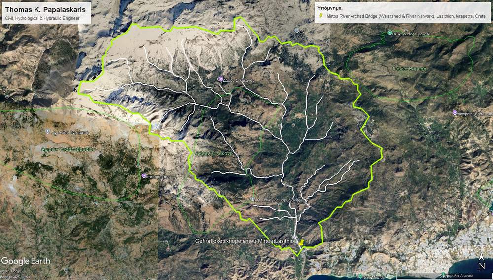 2025.03.203iEikonaGoogleEarth_MapsGefiraToxotiMirtosR.D.IerapetrasKritis-25-2 H κλιματική αλλαγή, ο «Daniel» και οι κίνδυνοι για την τοξωτή γέφυρα του Μύρτους από ακραία πλημμυρικά φαινόμενα