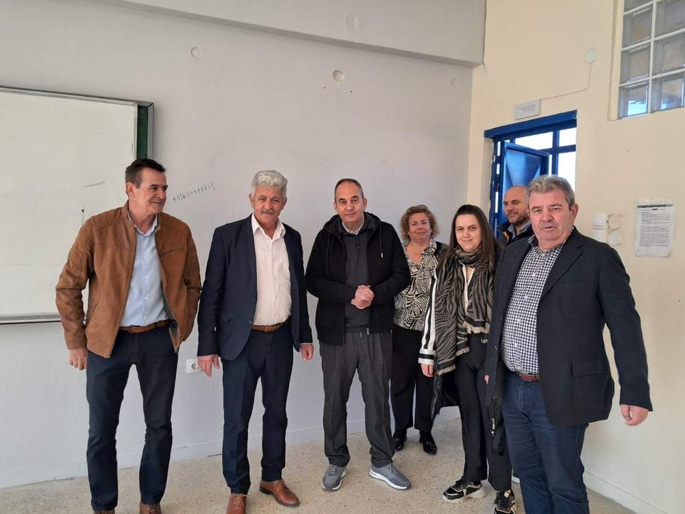 plakiotakis-oropedio-likeio-25-4 . Πλακιωτάκης: 800.000 ευρώ για την αποκατάσταση του συγκροτήματος Γυμνασίου- Λυκείου Τζερμιάδω