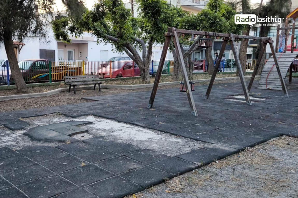 paidiki-xara-synka-ierapetra-27052025-8 Συντηρούνται 13 παιδικές χαρές στην Ιεράπετρα – Ολική ανακαίνιση για την παιδική χαρά κοντά στην παλιά πόλη