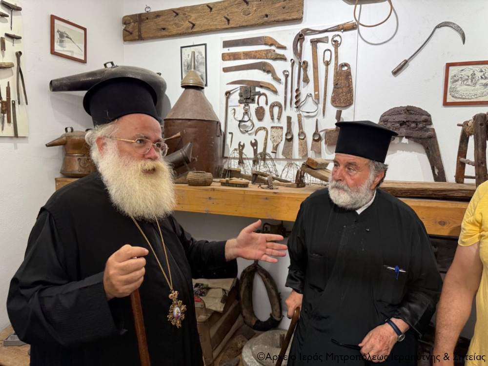 egkainia-laografiko-mouseio-vainia-25-1 Eγκαινιάστηκε στο νέο του χώρο από τον Μητροπολίτη, το Λαογραφικό Μουσείο Βαϊνιάς