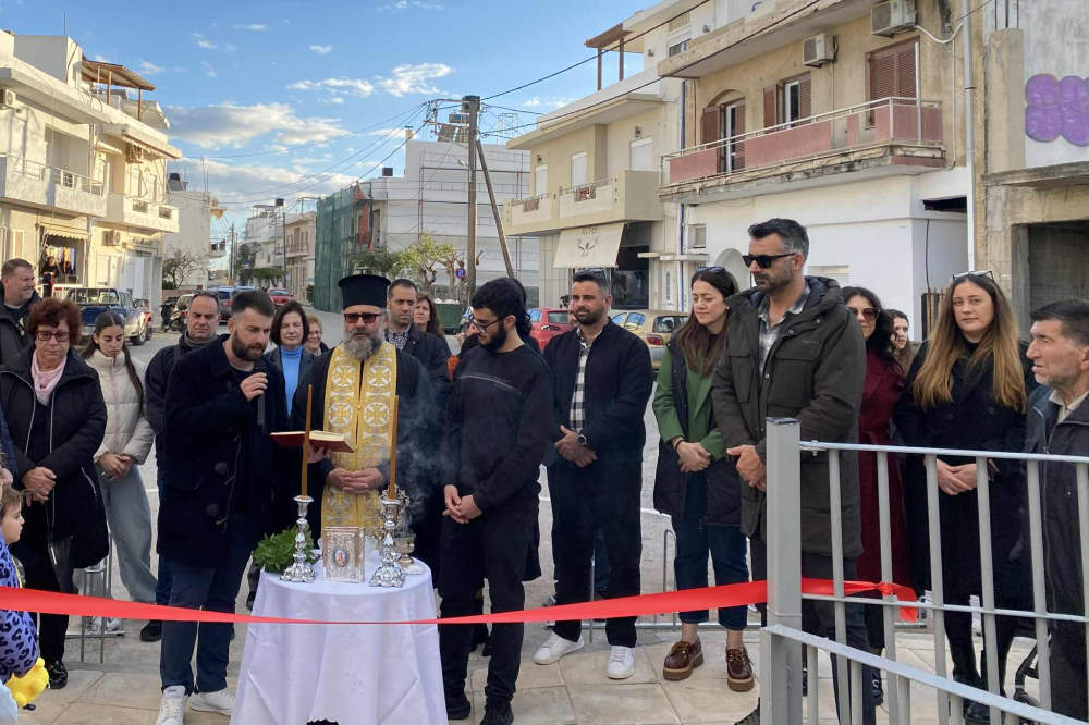 paidiki-xara-kato-mera-anaplasi-ierapetra-2 Αγιασμός στην ανακαινισμένη παιδική χαρά «Γεώργιος Διαλεκτάκης», στην Κάτω Μερά της Ιεράπετρας